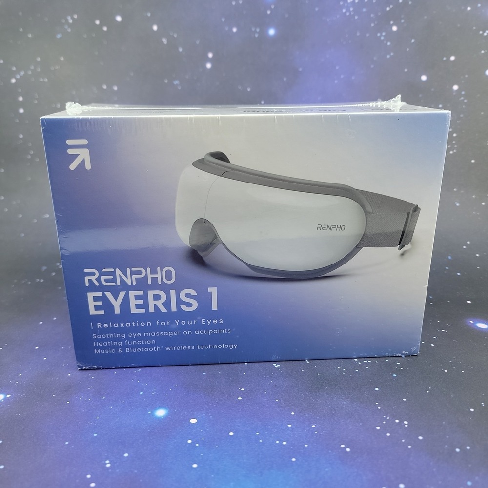 RENPHO Eyeris 1 Eye Massager with Heat & Bluetooth Music New In Box Sealed